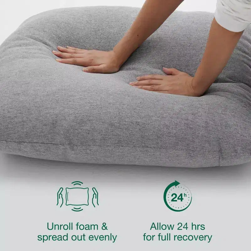 Fauteuil d'appoint du milieu du siècle, ergonomique en lin avec poches latérales et structure en acier gris