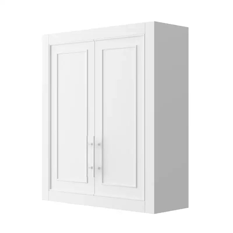 Meuble d'appoint en bois 72x62x16, Organiseur de rangement avec étagères réglables et portes vitrées pour Cuisine Chambre Entrée Salon/Salle à manger