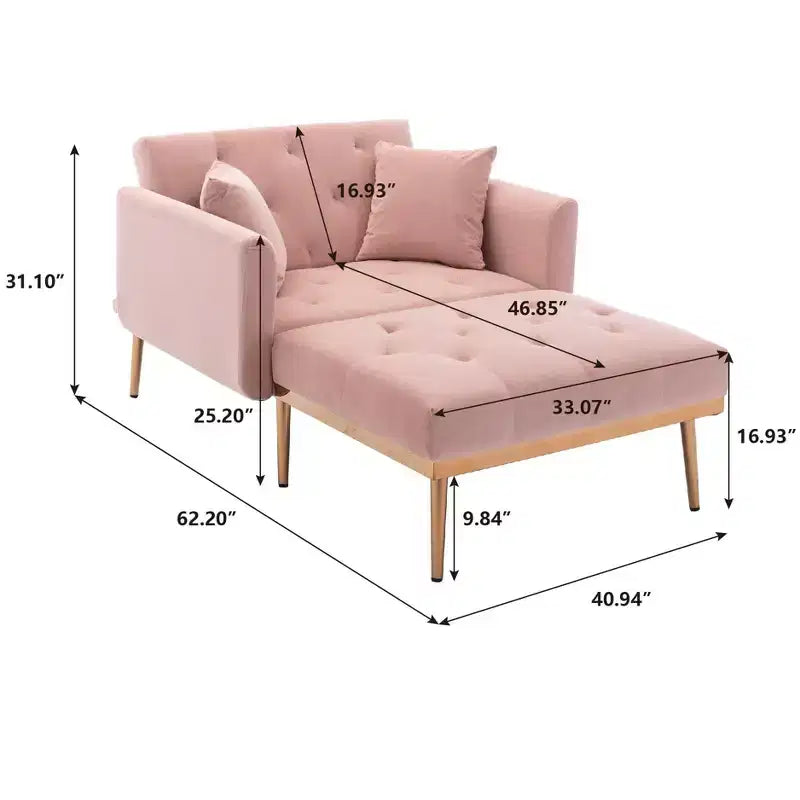 Fauteuil d'appoint moderne, chaise longue de style classique et tendance pour salon et chambre d'hôtel