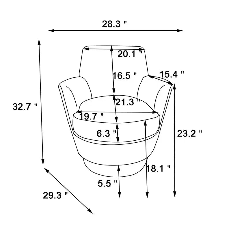 Fauteuil tonneau pivotant moderne, Fauteuils tonneau ronds avec base en acier inoxydable doré, pour Salon Chambre