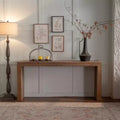 63 Table Console Étroite Rectangulaire en Bois