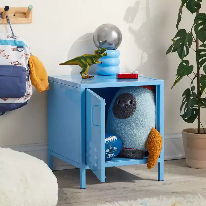 Table de chevet pour enfants en métal