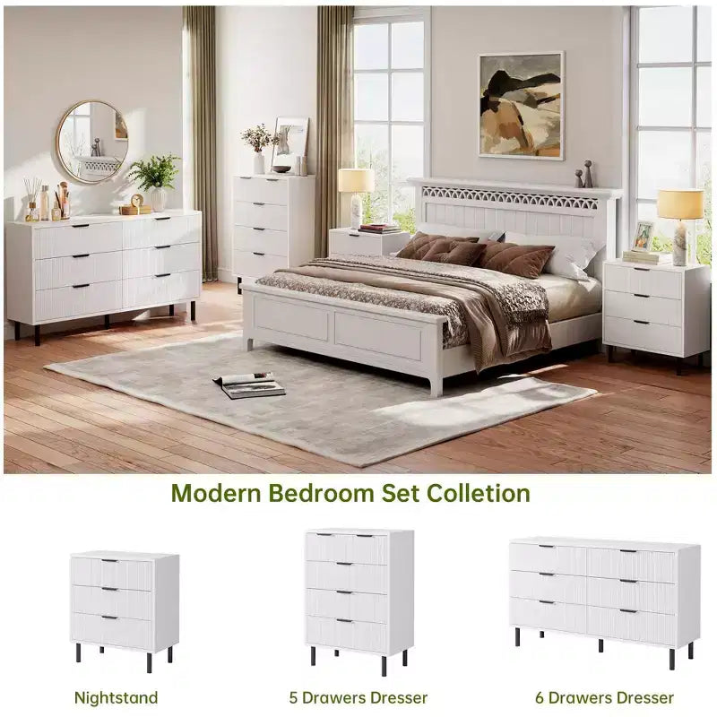 Commode à 3 tiroirs, chiffonnier de 71 cm de large avec dispositif anti-basculement, table de chevet haute en bois avec rangement et pieds en métal