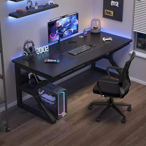 31 in Small Computer Desk, Home Office Desks, Small Desk for Bedroom, Writing Study Work Table, Modern Study Work Computer Table for Home Office
