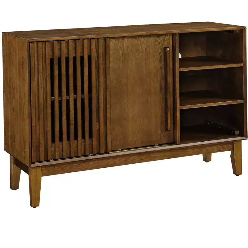 Buffet bahut moderne du milieu du siècle, meuble de rangement console de 120 cm, meuble TV avec tiroirs pour salon, cuisine, salle à manger