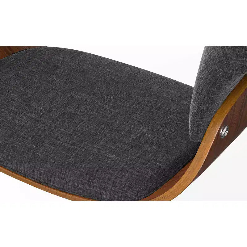 Tabouret de bar pivotant réglable de 34 pouces, style Mid-Century Modern