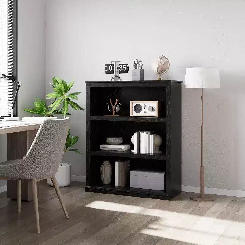 Étagère de ferme à 3/5 niveaux, étagère à livres avec rangement, étagères d'affichage en bois robustes pour bureau à domicile