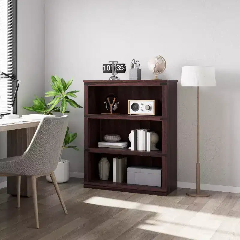 Étagère de ferme à 3/5 niveaux, étagère à livres avec rangement, étagères d'affichage en bois robustes pour bureau à domicile