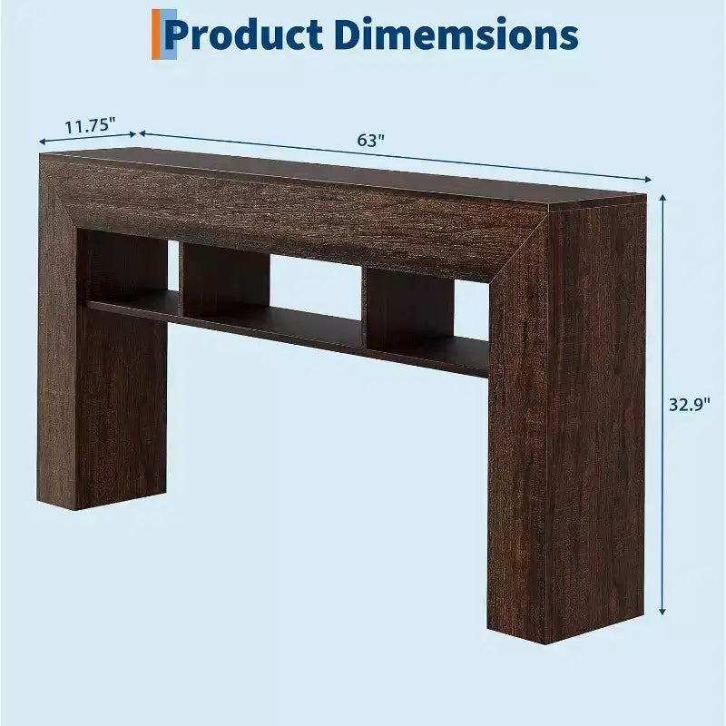 Table d'entrée de ferme 60 avec tiroir, table console en bois avec rangement et tiroirs, pour salon, couloir, foyer